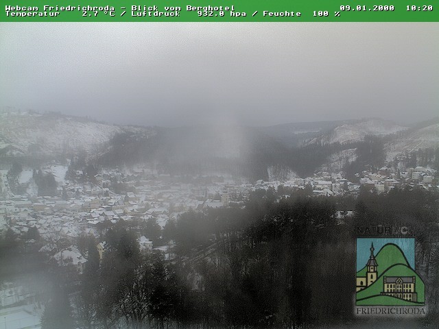Archiv Foto Webcam Friedrichroda, Thüringer Wald