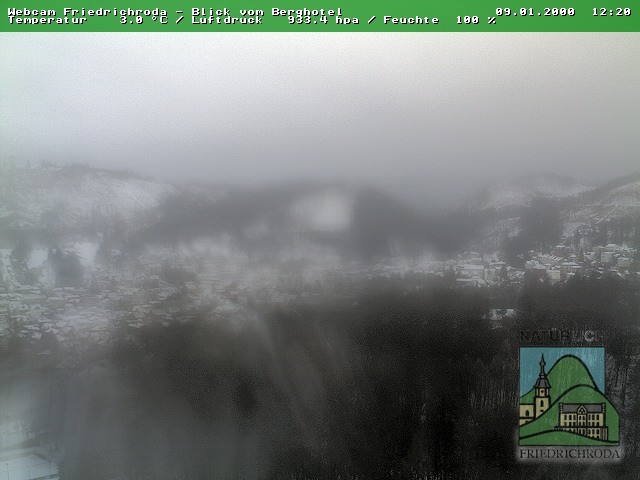 Archiv Foto Webcam Friedrichroda, Thüringer Wald