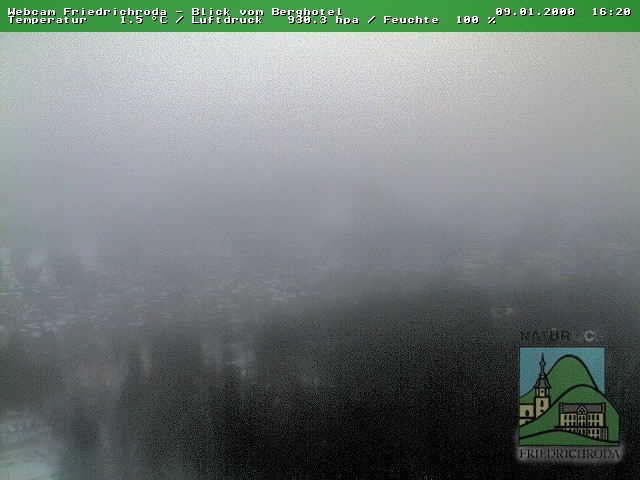 Archiv Foto Webcam Friedrichroda, Thüringer Wald