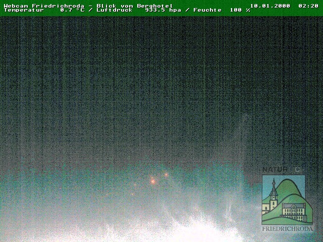 Archiv Foto Webcam Friedrichroda, Thüringer Wald