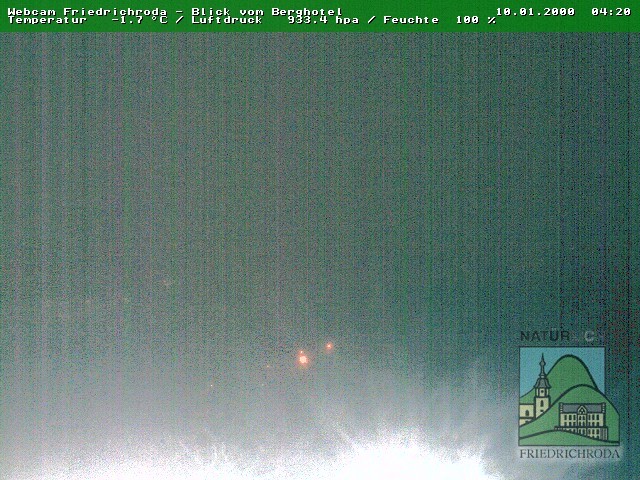 Archiv Foto Webcam Friedrichroda, Thüringer Wald
