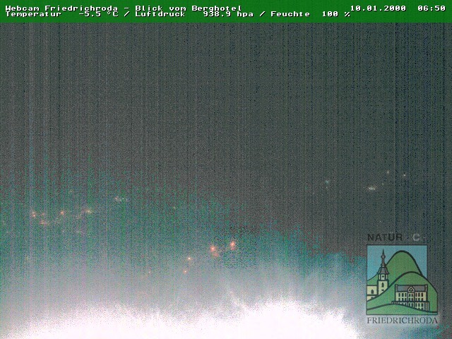 Archiv Foto Webcam Friedrichroda, Thüringer Wald