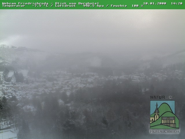 Archiv Foto Webcam Friedrichroda, Thüringer Wald