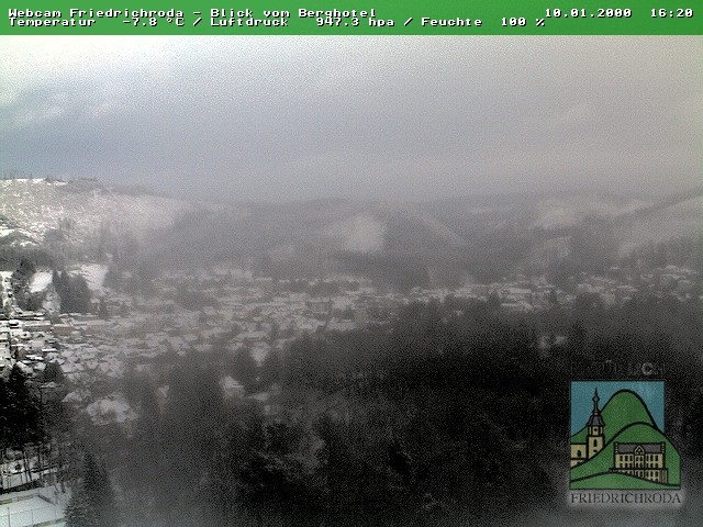 Archiv Foto Webcam Friedrichroda, Thüringer Wald