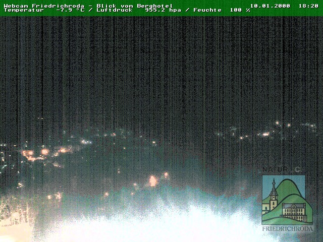Archiv Foto Webcam Friedrichroda, Thüringer Wald