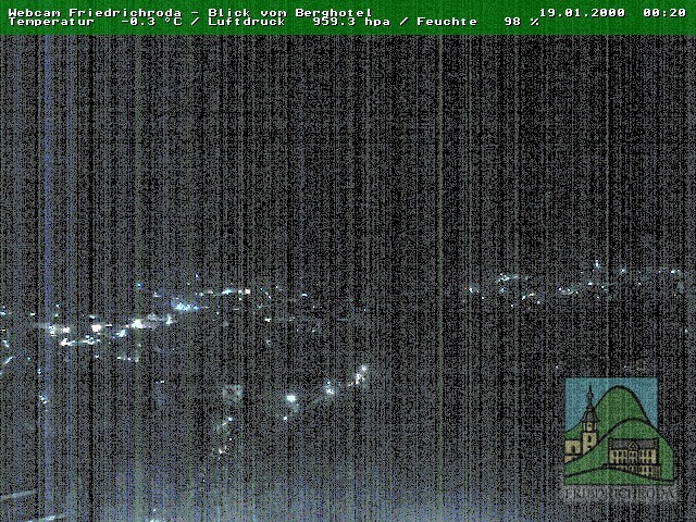 Archived image Webcam Friedrichroda (Thuringian Forest)