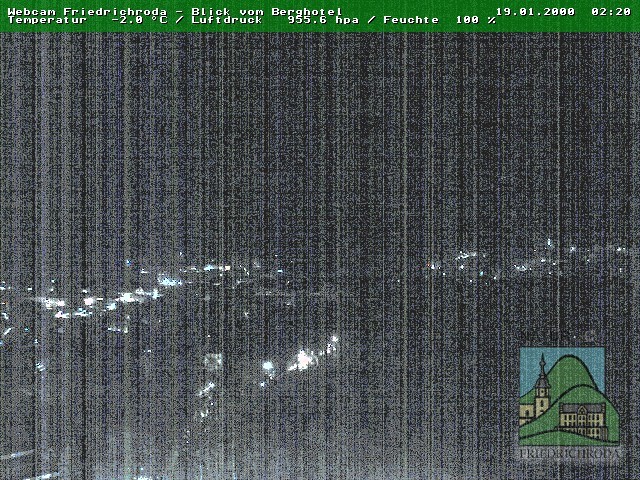 Archived image Webcam Friedrichroda (Thuringian Forest)