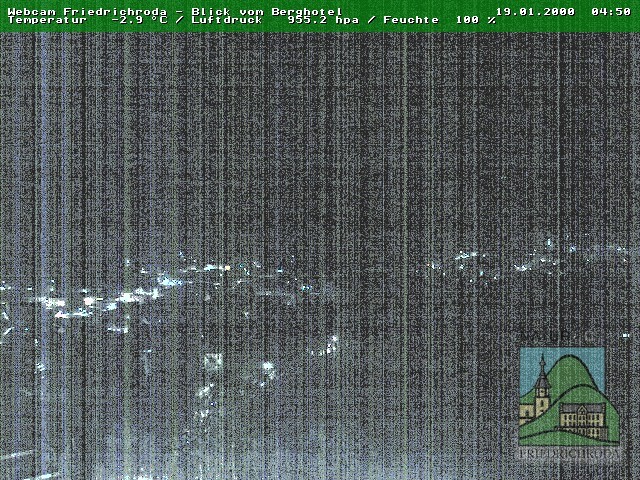 Archived image Webcam Friedrichroda (Thuringian Forest)