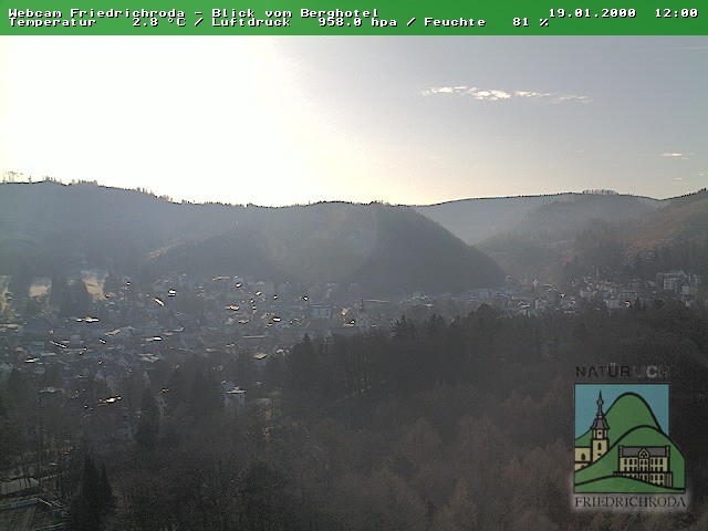 Archived image Webcam Friedrichroda (Thuringian Forest)