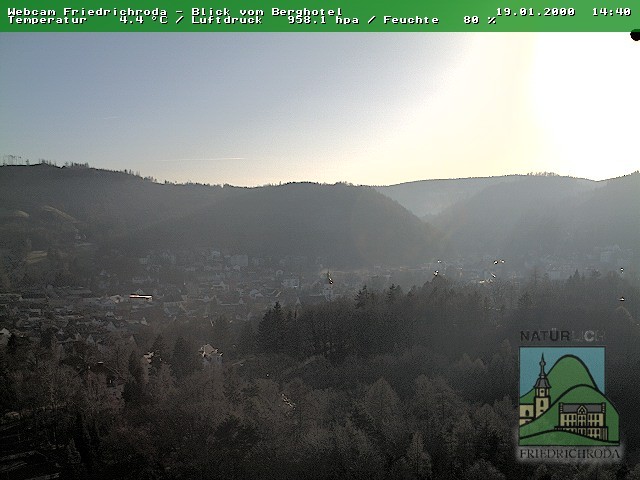 Archived image Webcam Friedrichroda (Thuringian Forest)