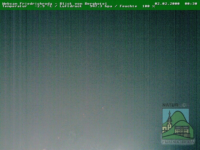 Archiv Foto Webcam Friedrichroda, Thüringer Wald