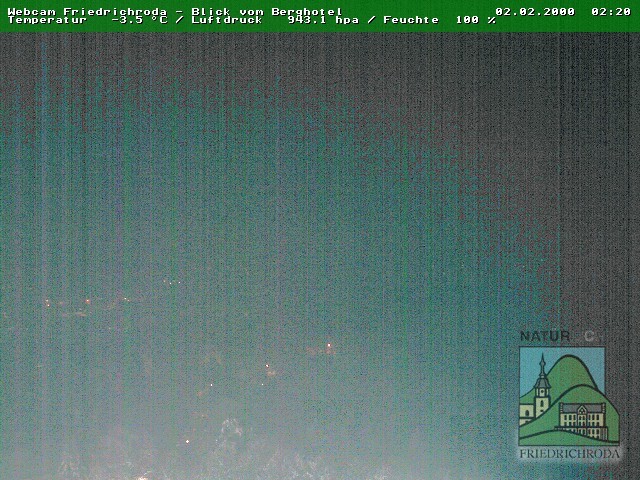 Archiv Foto Webcam Friedrichroda, Thüringer Wald