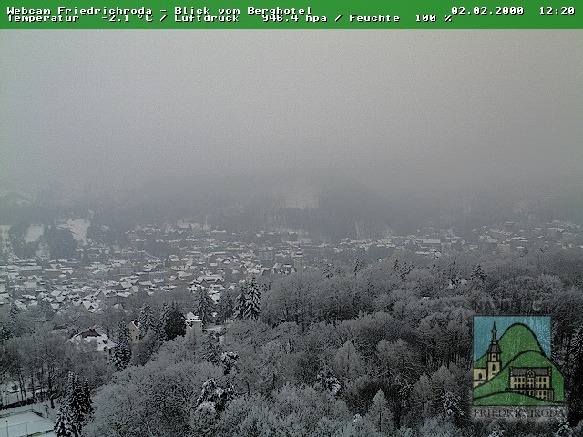 Archiv Foto Webcam Friedrichroda, Thüringer Wald