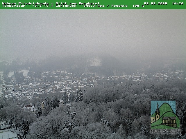 Archiv Foto Webcam Friedrichroda, Thüringer Wald