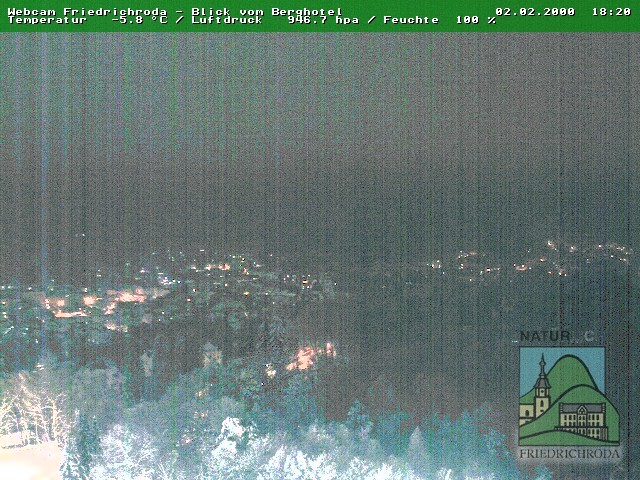Archiv Foto Webcam Friedrichroda, Thüringer Wald