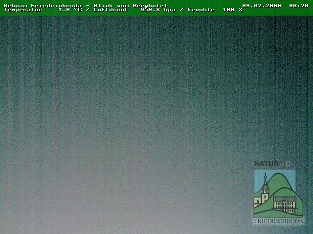 Archiv Foto Webcam Friedrichroda, Thüringer Wald