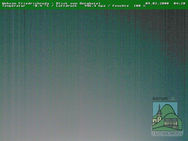 Archiv Foto Webcam Friedrichroda, Thüringer Wald