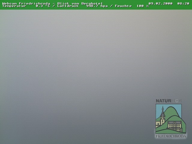 Archiv Foto Webcam Friedrichroda, Thüringer Wald