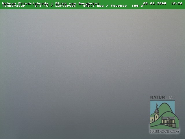 Archiv Foto Webcam Friedrichroda, Thüringer Wald