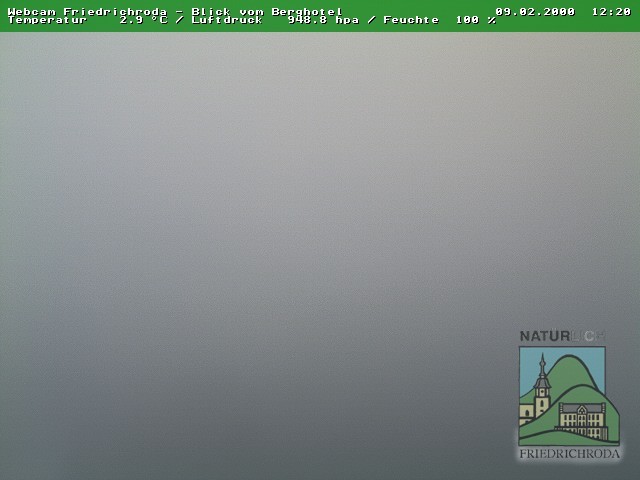 Archiv Foto Webcam Friedrichroda, Thüringer Wald