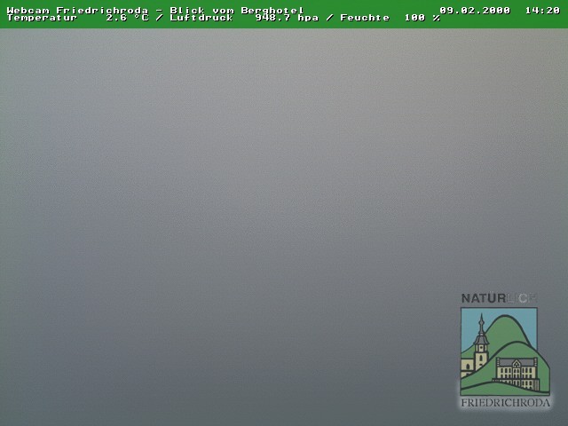 Archiv Foto Webcam Friedrichroda, Thüringer Wald