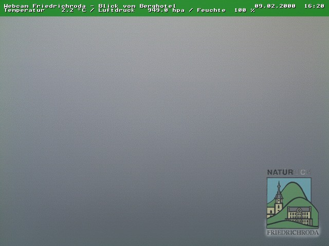 Archiv Foto Webcam Friedrichroda, Thüringer Wald