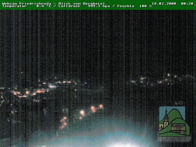 Archiv Foto Webcam Friedrichroda, Thüringer Wald