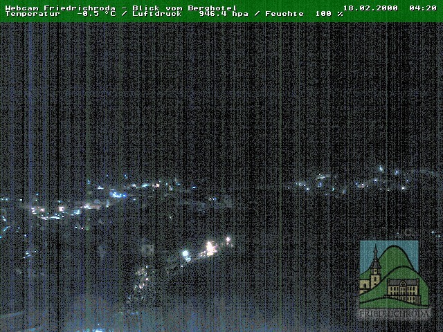 Archiv Foto Webcam Friedrichroda, Thüringer Wald