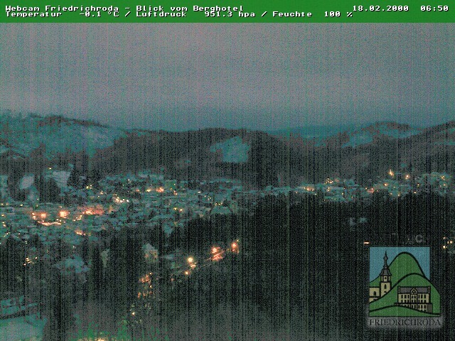 Archiv Foto Webcam Friedrichroda, Thüringer Wald