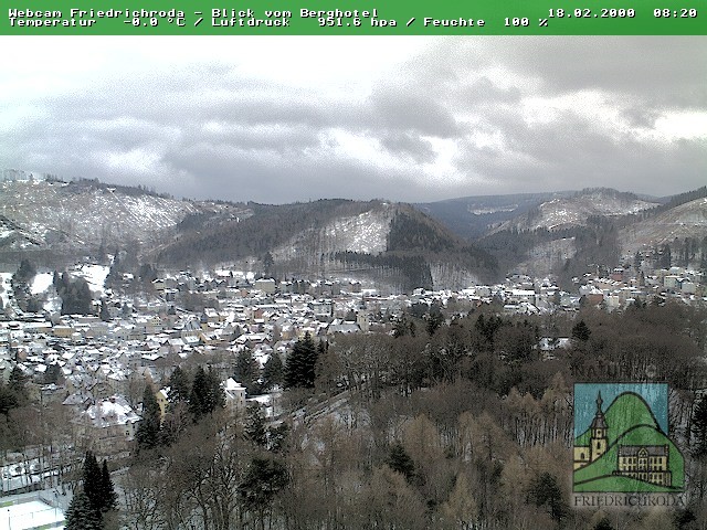 Archiv Foto Webcam Friedrichroda, Thüringer Wald