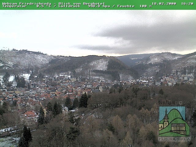Archiv Foto Webcam Friedrichroda, Thüringer Wald