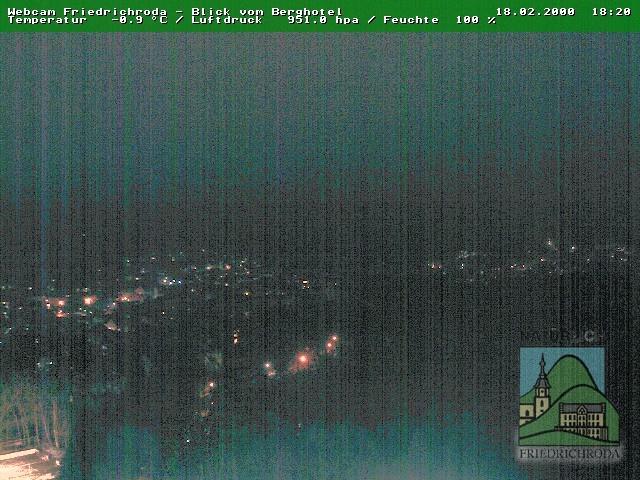 Archiv Foto Webcam Friedrichroda, Thüringer Wald