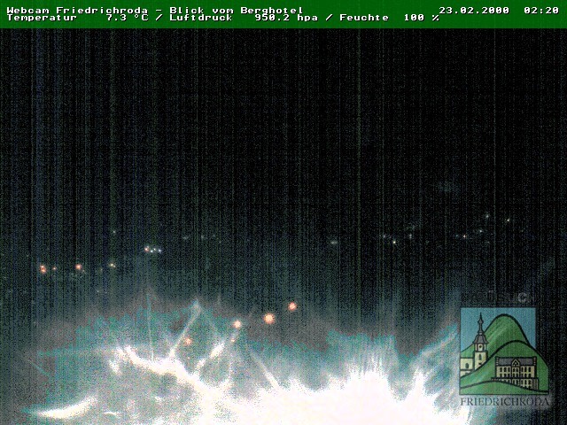 Archiv Foto Webcam Friedrichroda, Thüringer Wald