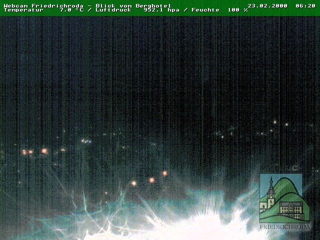 Archiv Foto Webcam Friedrichroda, Thüringer Wald