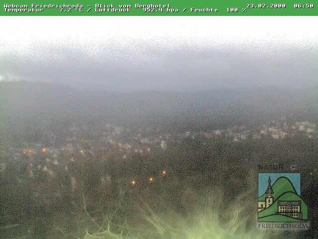 Archiv Foto Webcam Friedrichroda, Thüringer Wald