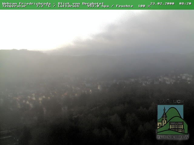 Archiv Foto Webcam Friedrichroda, Thüringer Wald