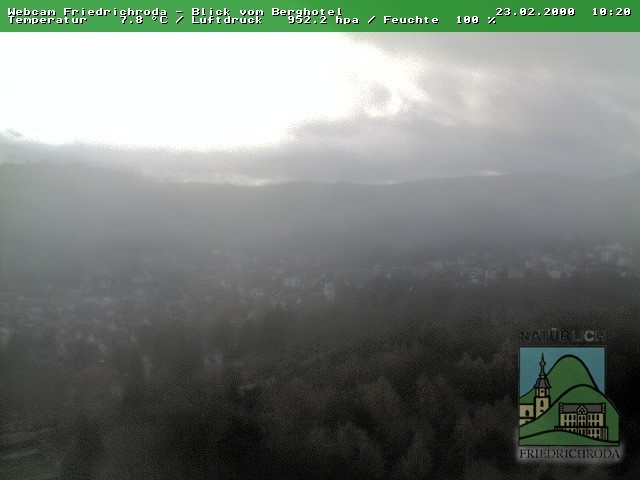 Archiv Foto Webcam Friedrichroda, Thüringer Wald