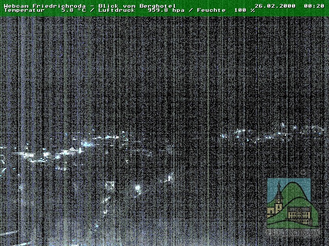 Archived image Webcam Friedrichroda (Thuringian Forest)