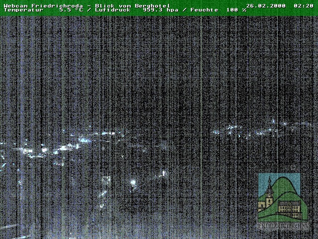 Archived image Webcam Friedrichroda (Thuringian Forest)