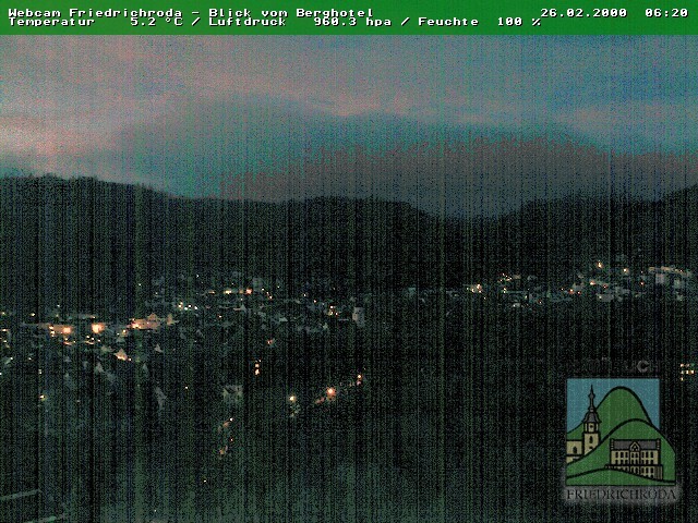 Archived image Webcam Friedrichroda (Thuringian Forest)