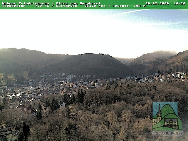 Archived image Webcam Friedrichroda (Thuringian Forest)