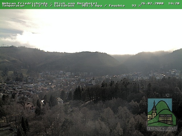 Archived image Webcam Friedrichroda (Thuringian Forest)