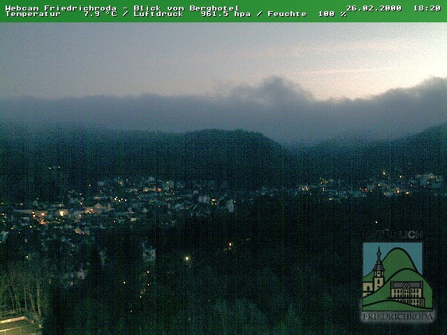 Archived image Webcam Friedrichroda (Thuringian Forest)