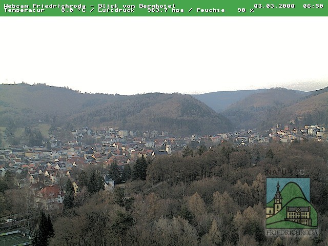 Archiv Foto Webcam Friedrichroda, Thüringer Wald