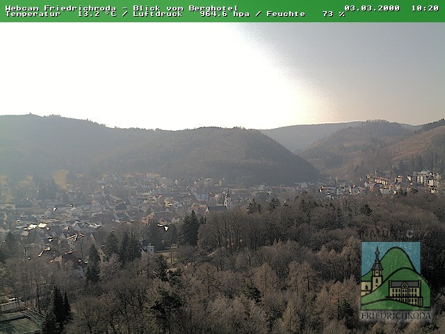 Archiv Foto Webcam Friedrichroda, Thüringer Wald