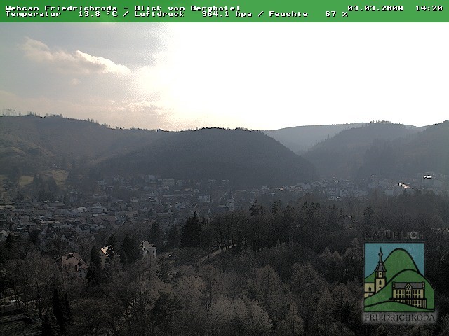 Archiv Foto Webcam Friedrichroda, Thüringer Wald