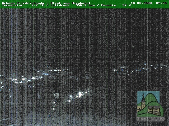 Archiv Foto Webcam Friedrichroda, Thüringer Wald
