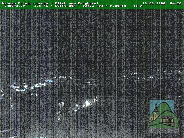 Archiv Foto Webcam Friedrichroda, Thüringer Wald