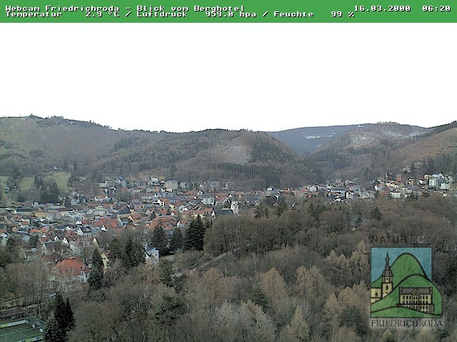 Archiv Foto Webcam Friedrichroda, Thüringer Wald
