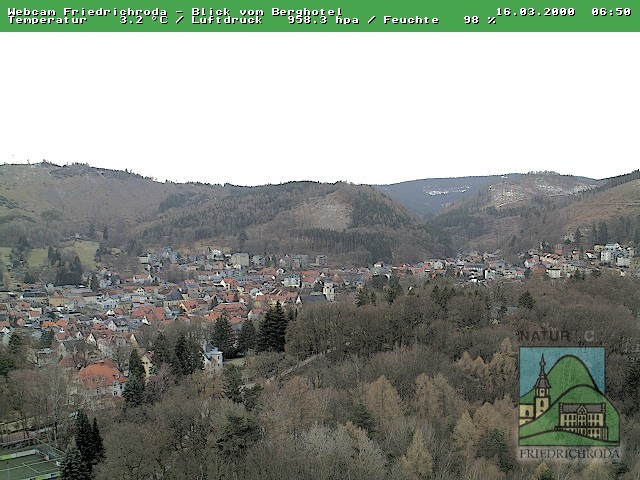 Archiv Foto Webcam Friedrichroda, Thüringer Wald